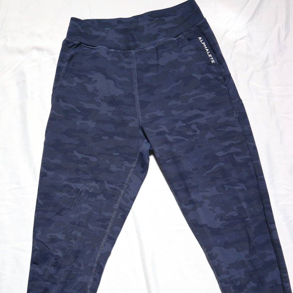 ALPHALETE Joggers XS BLUE/BLACK CAMO